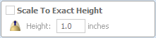 Scale to Exact Height